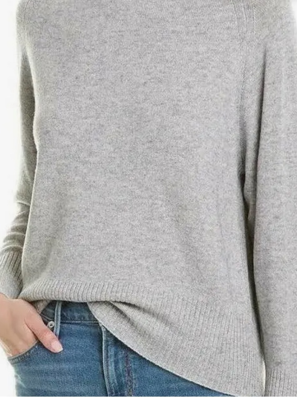 Vince Cashmere Boat Neck Ribbed Sweater XS